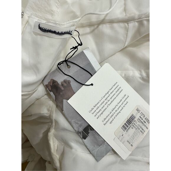 NWT CECILIE BAHNSEN Jeorge Jacquard Bustier Midi-Dress Size 6 $1,820 - Picture 8 of 9